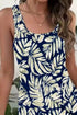 'Vanya' Printed Wide Strap Mini Dress - Celes Fashion